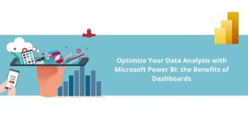 Optimize Your Data Analysis with Microsoft Power BI: the Benefits of Dashboards