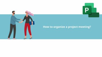 How to organize a project meeting?